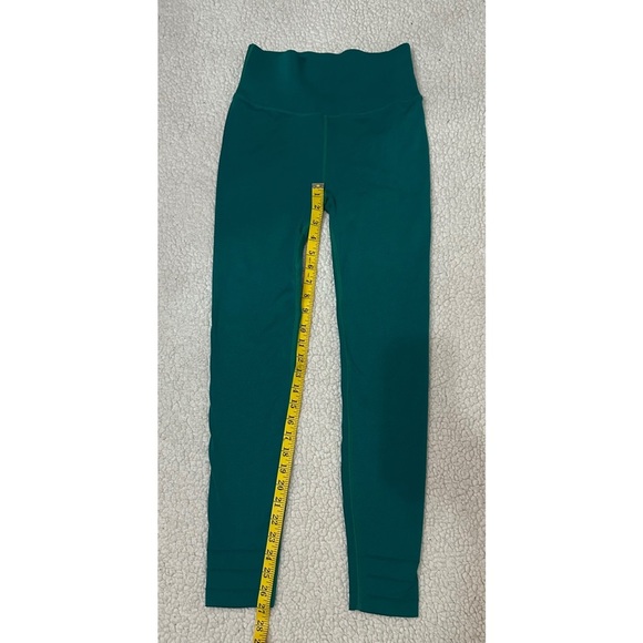 Fabletics SculptKnit Turquoise Leggings - Picture 6 of 8